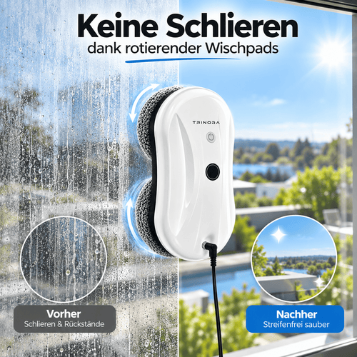 TRINORA® WinBot Pro – Automatischer Fensterputzroboter