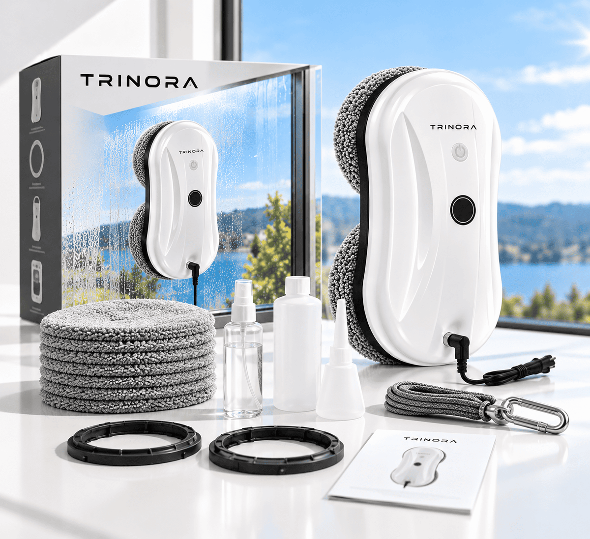 TRINORA® WinBot Pro – Automatischer Fensterputzroboter